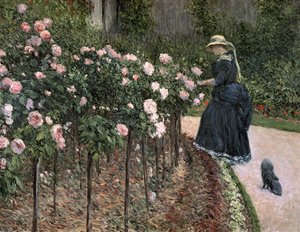 Rosas no jardim em Petit Gennevilliers, 1886